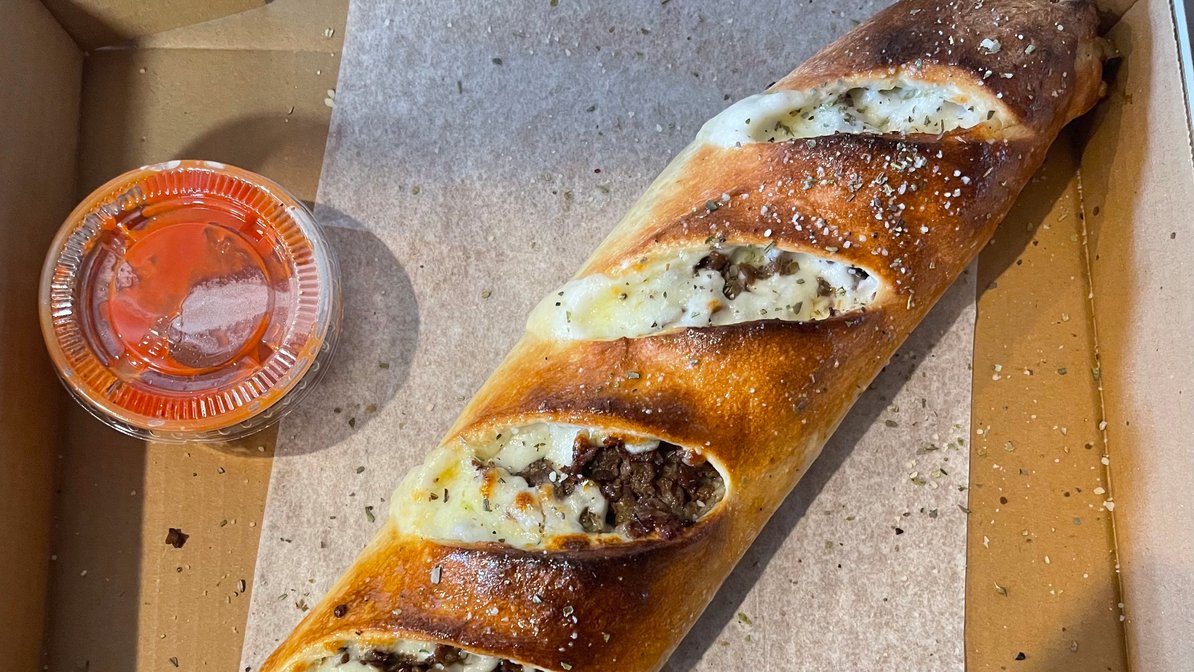 Order Cheesesteak Stromboli food online from Two Cousins Pizza and Italian Restaurant store, Lancaster on bringmethat.com