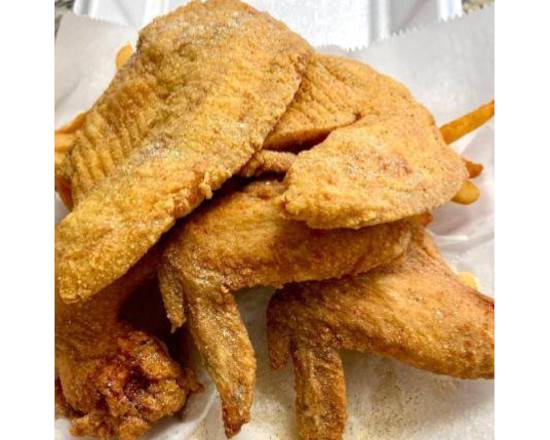 Order WHITING FILLETS & WINGS food online from J & J Fish & Chicken store, DAYTON on bringmethat.com