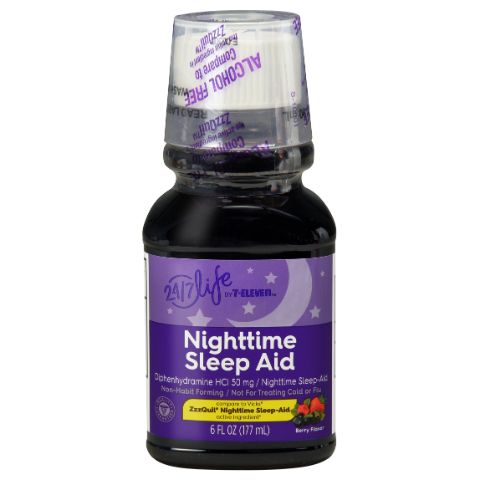 Order 24/7 Life Nighttime Sleep Aid Berry food online from 7-Eleven store, Pittsburgh on bringmethat.com