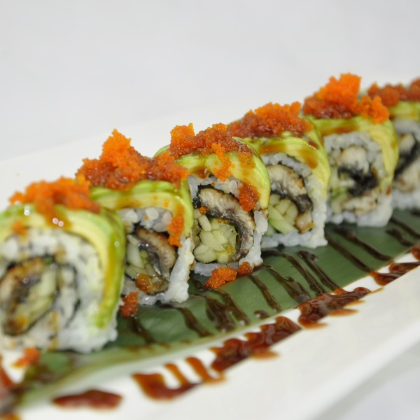 Order Dragon Roll food online from Jade Bistro store, Suffern on bringmethat.com