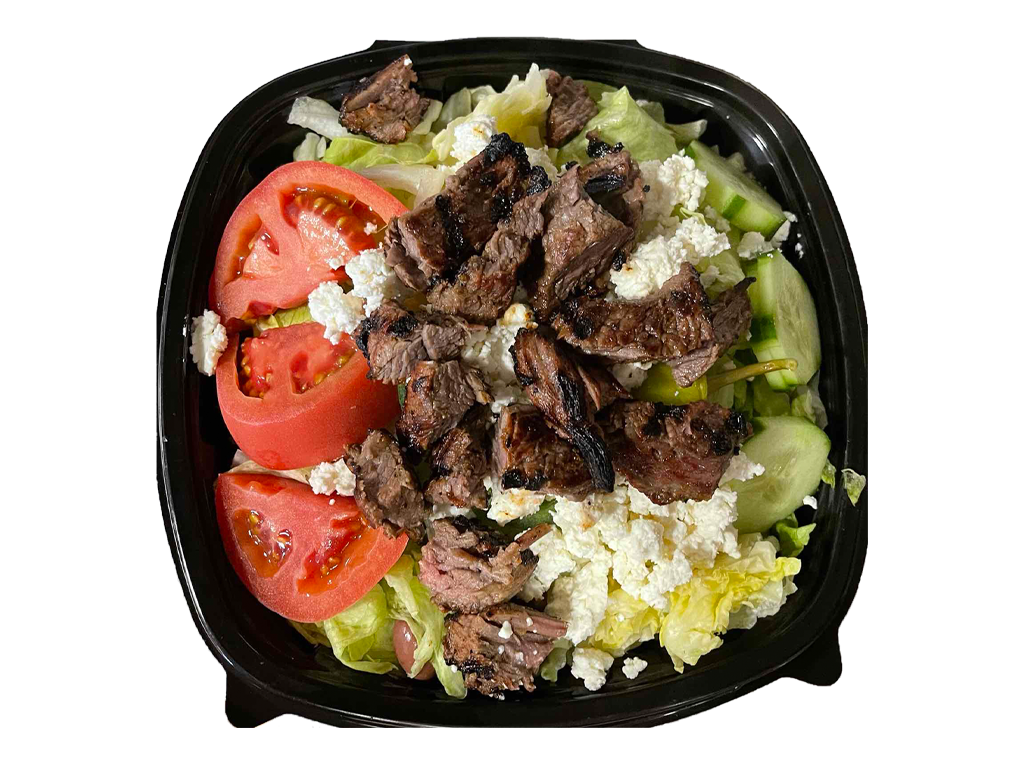 Order Greek salad food online from Land of Pizza Inc store, South Boston on bringmethat.com
