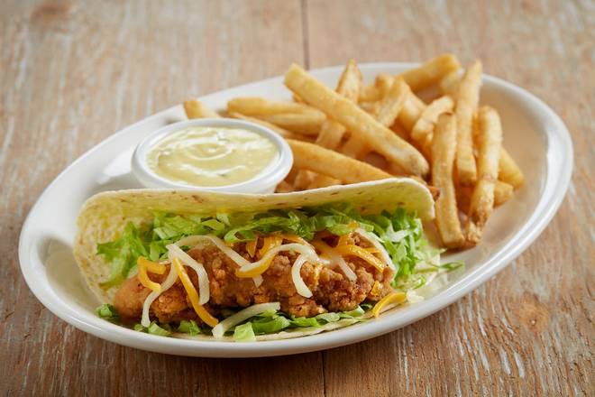 Order Kids' Taco food online from BJ's Restaurant & Brewhouse store, Concord on bringmethat.com