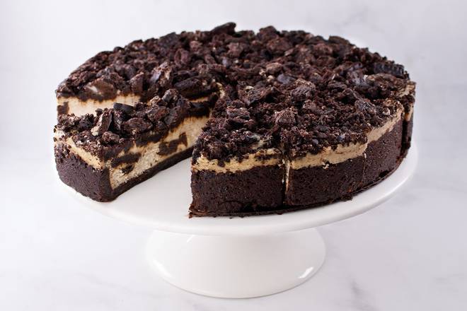 Order OREO® Cookie Cheesecake food online from Perkins Restaurant & Bakery store, Hudson on bringmethat.com