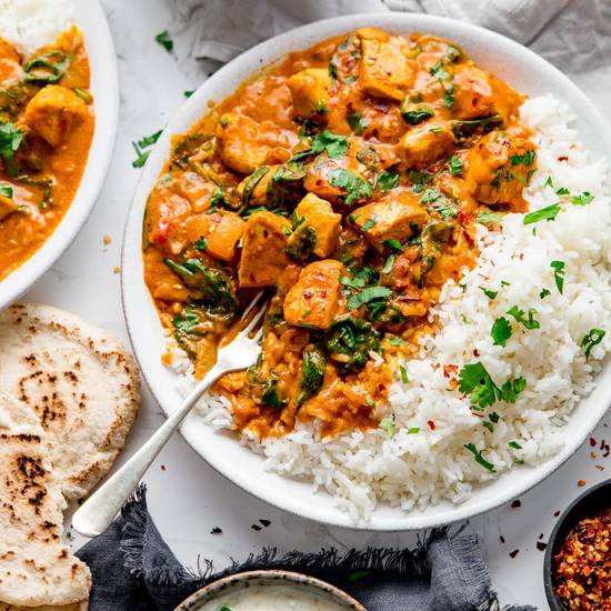 Order Chicken Curry food online from Sansar Indian Restaurant store, Tracy on bringmethat.com