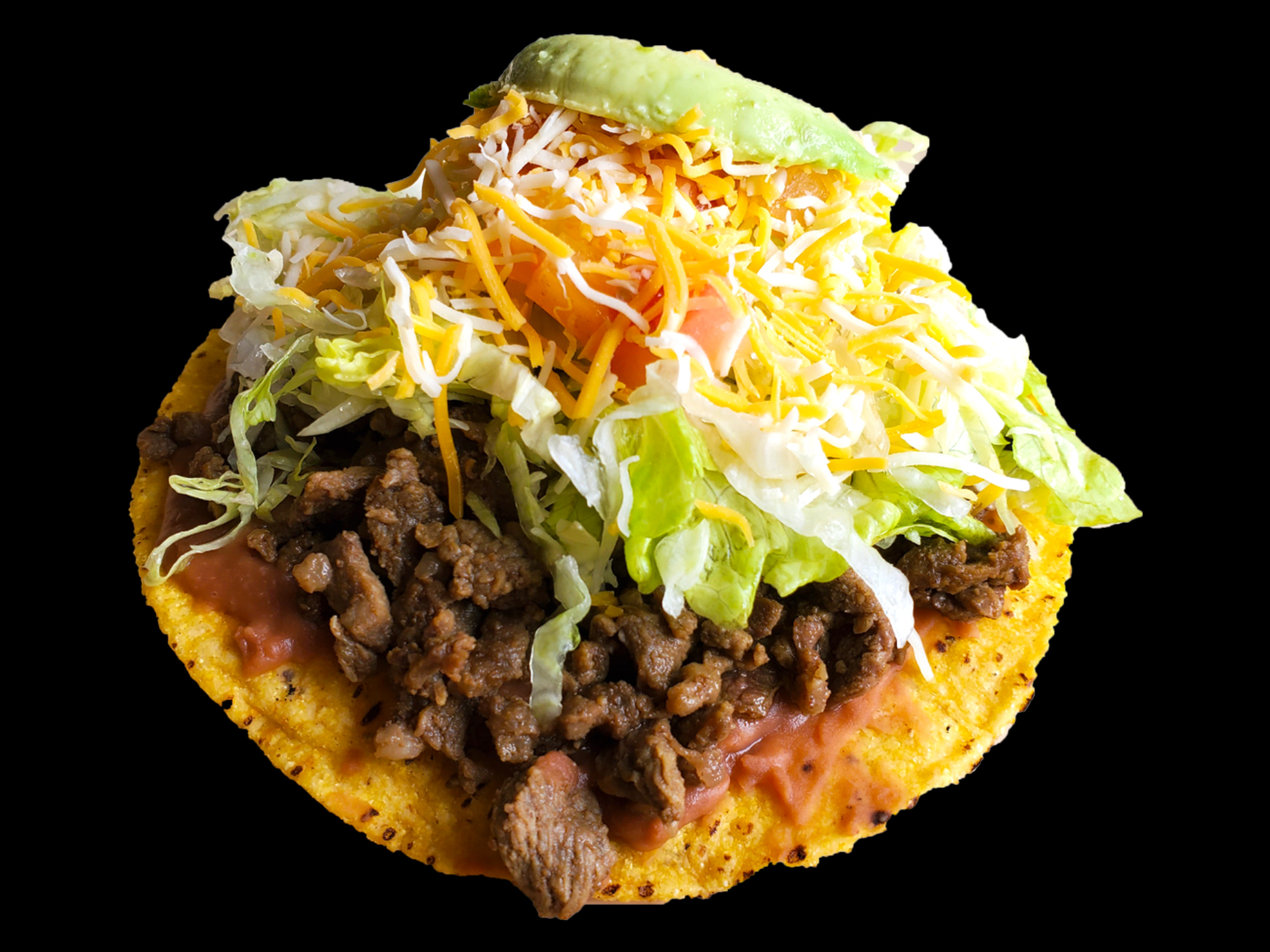 Order Asada Tostada food online from Tacos Jalisco store, Bellflower on bringmethat.com