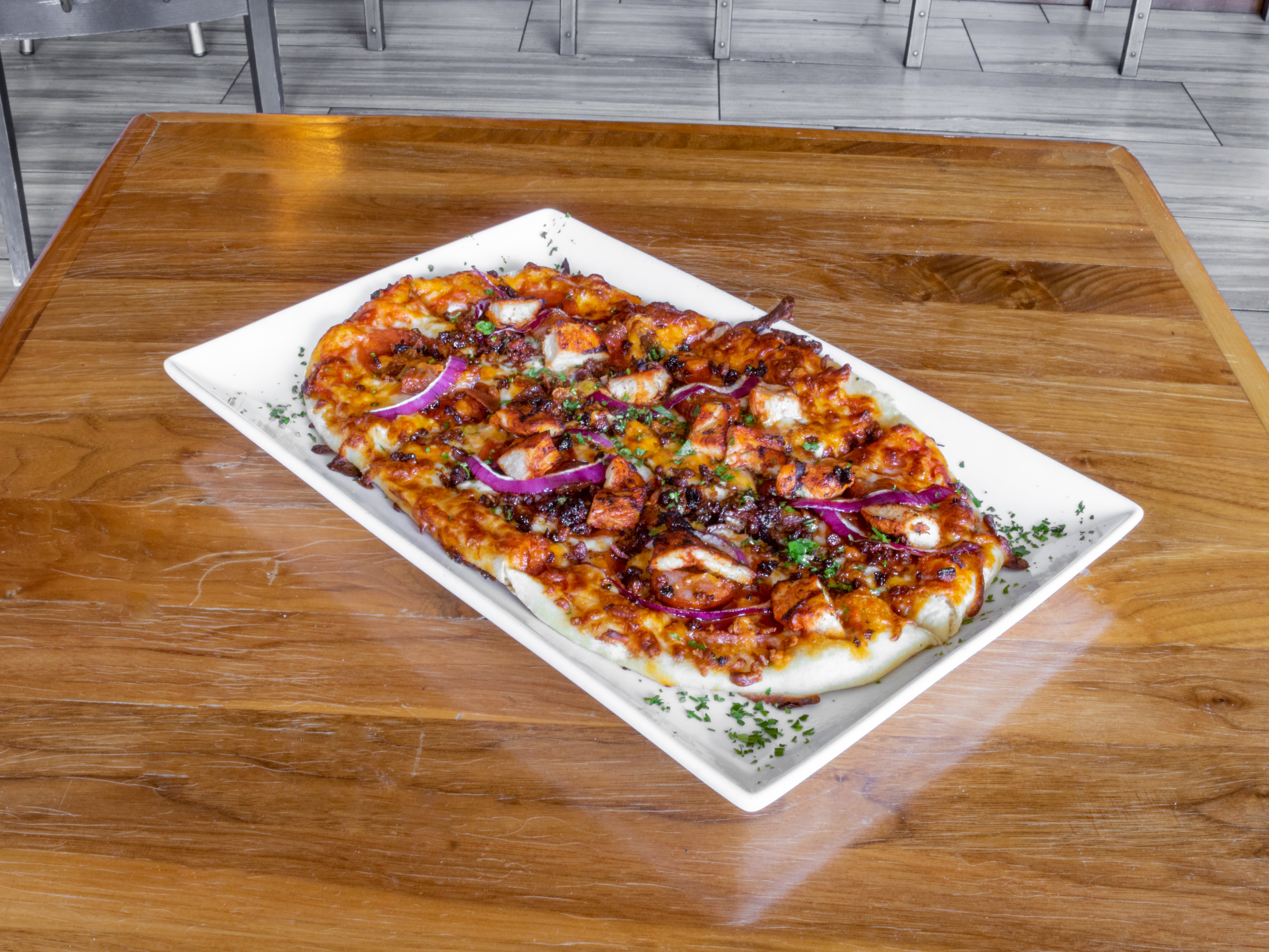 Order Fred’s Special Flatbread food online from City Grill store, Covina on bringmethat.com