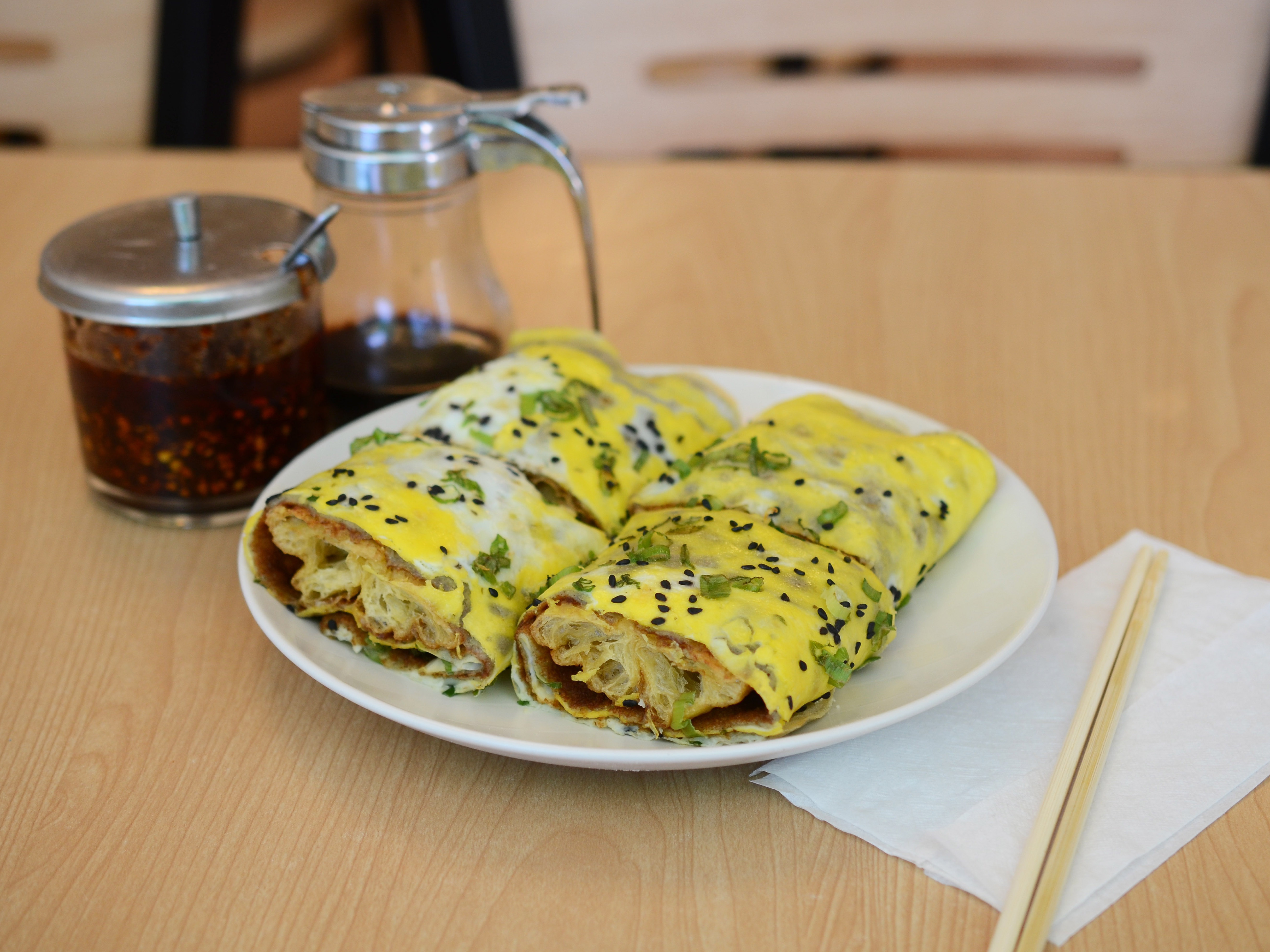 Order Savory Chinese Crepe Pancake food online from Bei Fang Style store, San Francisco on bringmethat.com