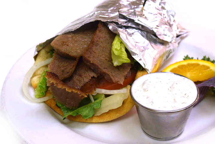 Order Gyros Pita Wrap food online from Cafe Athena store, San Diego on bringmethat.com