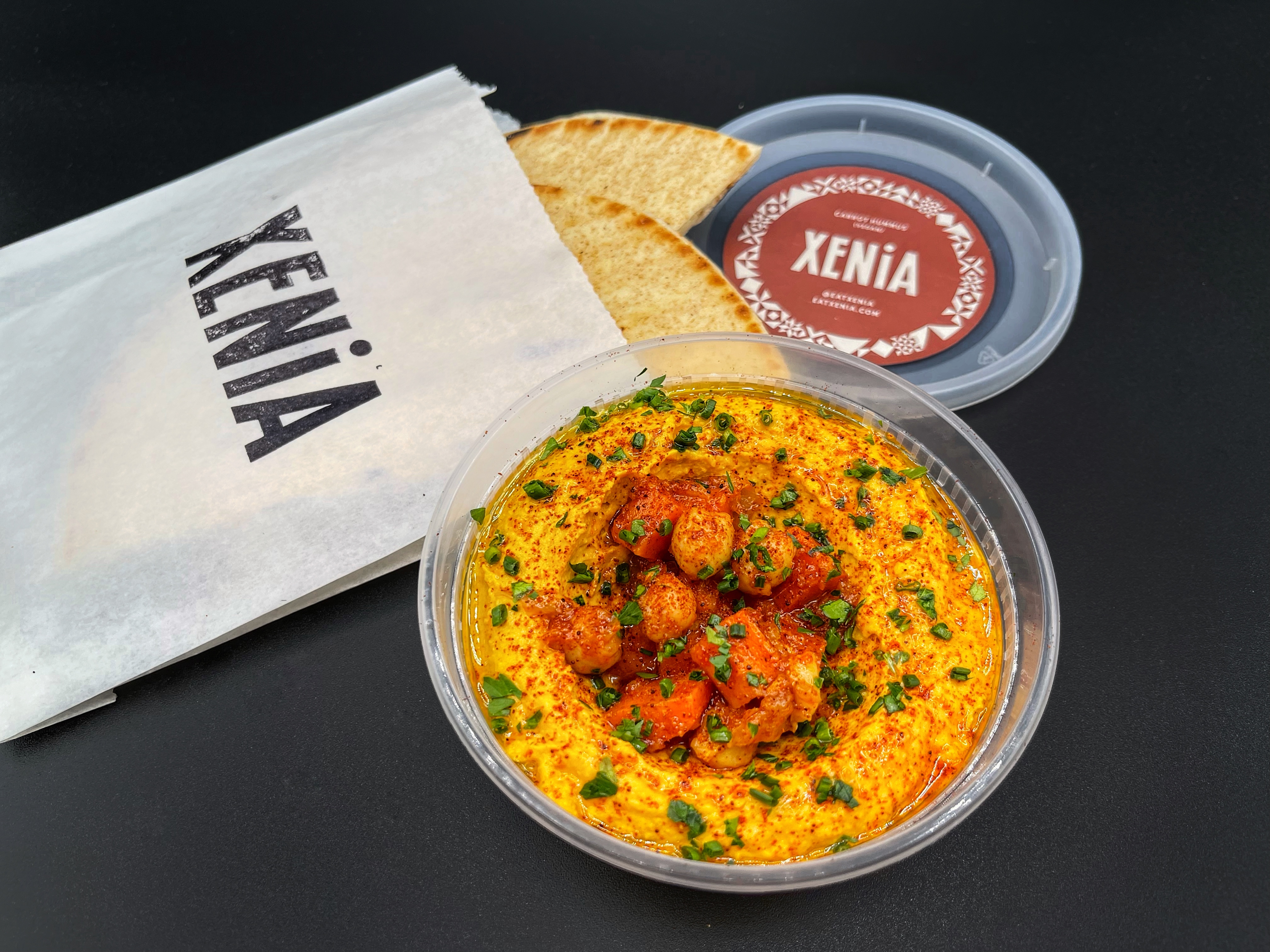 Order Carrot Hummus Dip food online from Xenia store, Culver City on bringmethat.com
