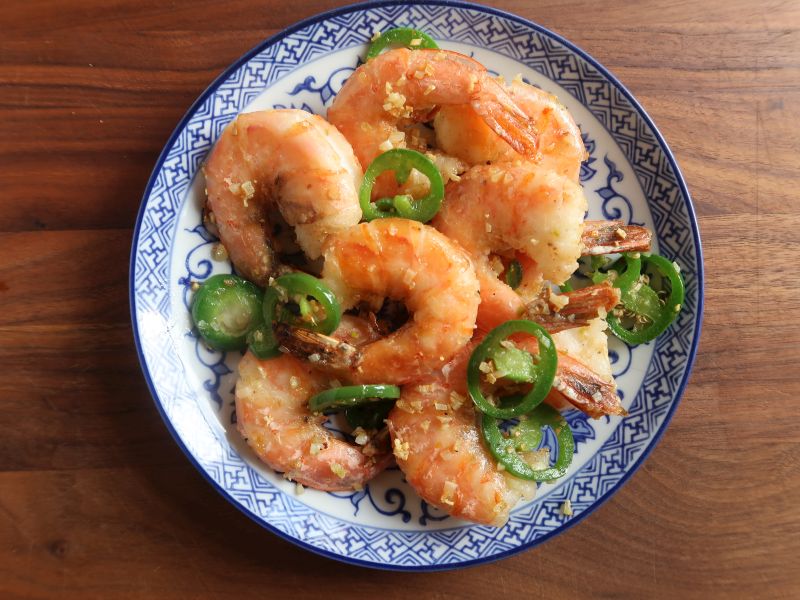 Order Spicy Salt and Pepper Shrimp food online from Hunan Taste store, Springfield on bringmethat.com