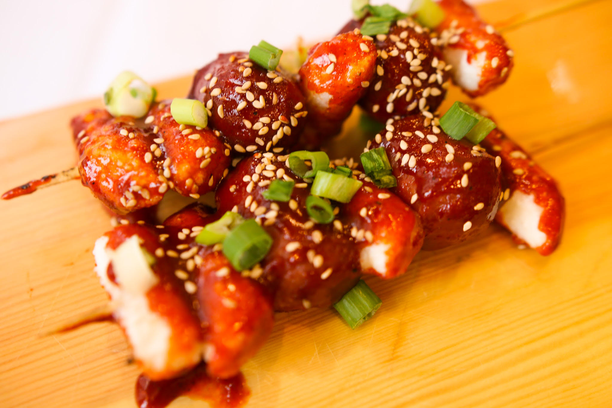 Order Spicy Rice Cake Skewers food online from Soju Bbq store, Chicago on bringmethat.com