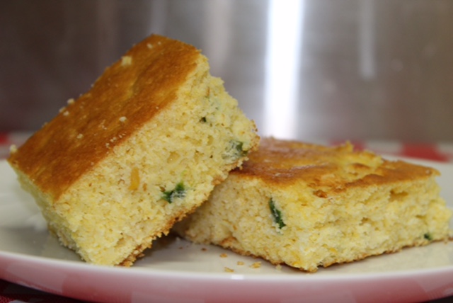Order Jalapeno Cheese Cornbread food online from Meme Texas Bbq Smokehouse store, East Los Angeles on bringmethat.com