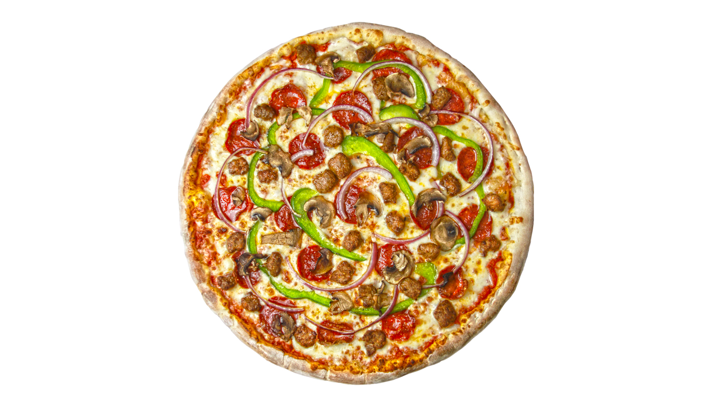 Order Happy Family Pizza food online from Chaplin Restaurant store, Nashville on bringmethat.com