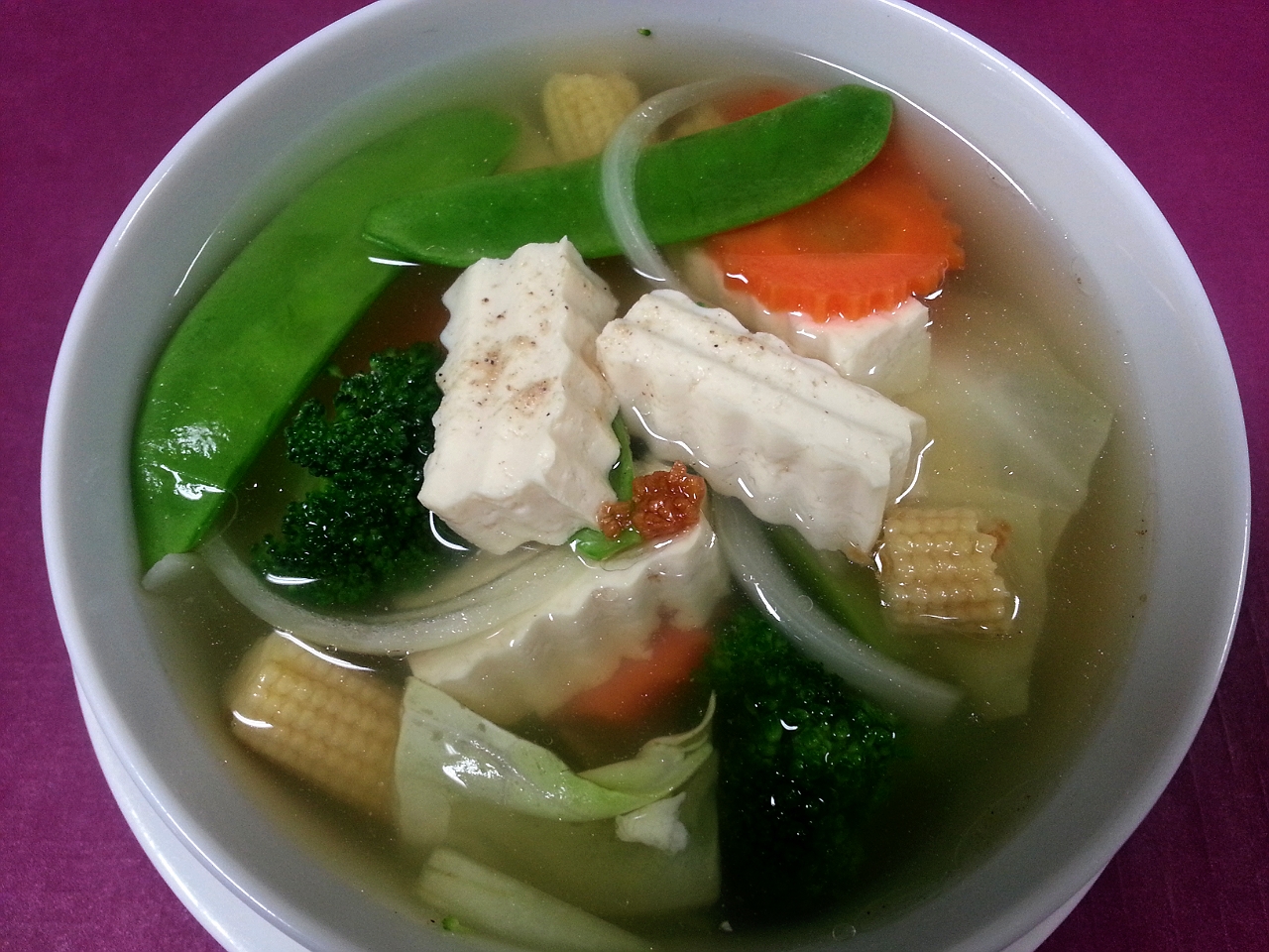 Order Tofu Soup food online from Thai Chef Cuisine store, Azusa on bringmethat.com