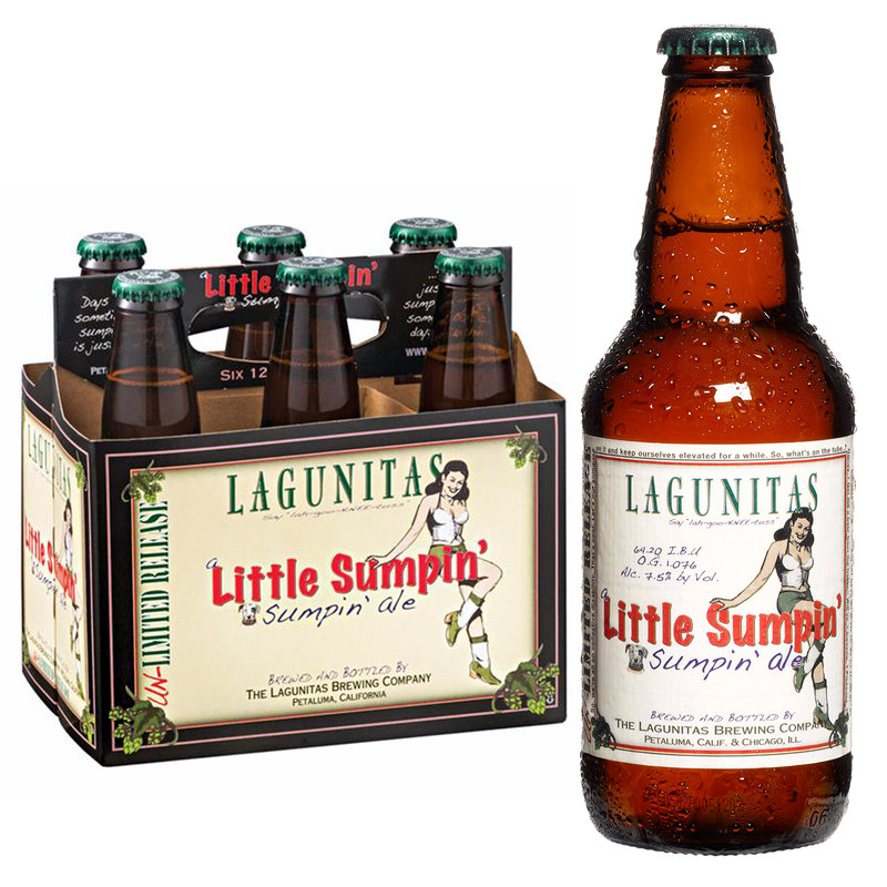 Order Lagunitas A Little Sumpin' Sumpin' Ale Beer 6 Pack Bottle food online from Mirage Wine & Liquor store, Palm Springs on bringmethat.com