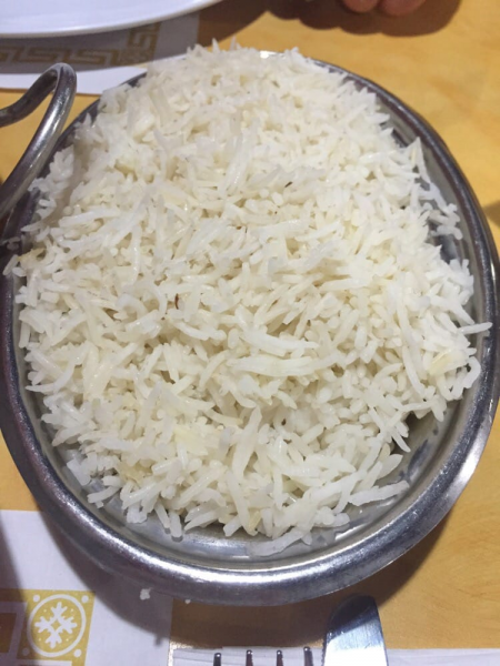 Order Plain Rice food online from Five Rivers Indian Cuisine store, Daly City on bringmethat.com