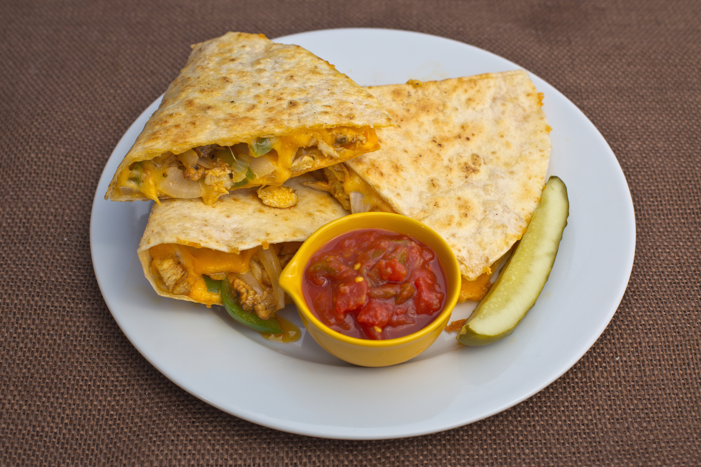 Order Chicken Quesadilla food online from Golden Desserts store, Albany on bringmethat.com