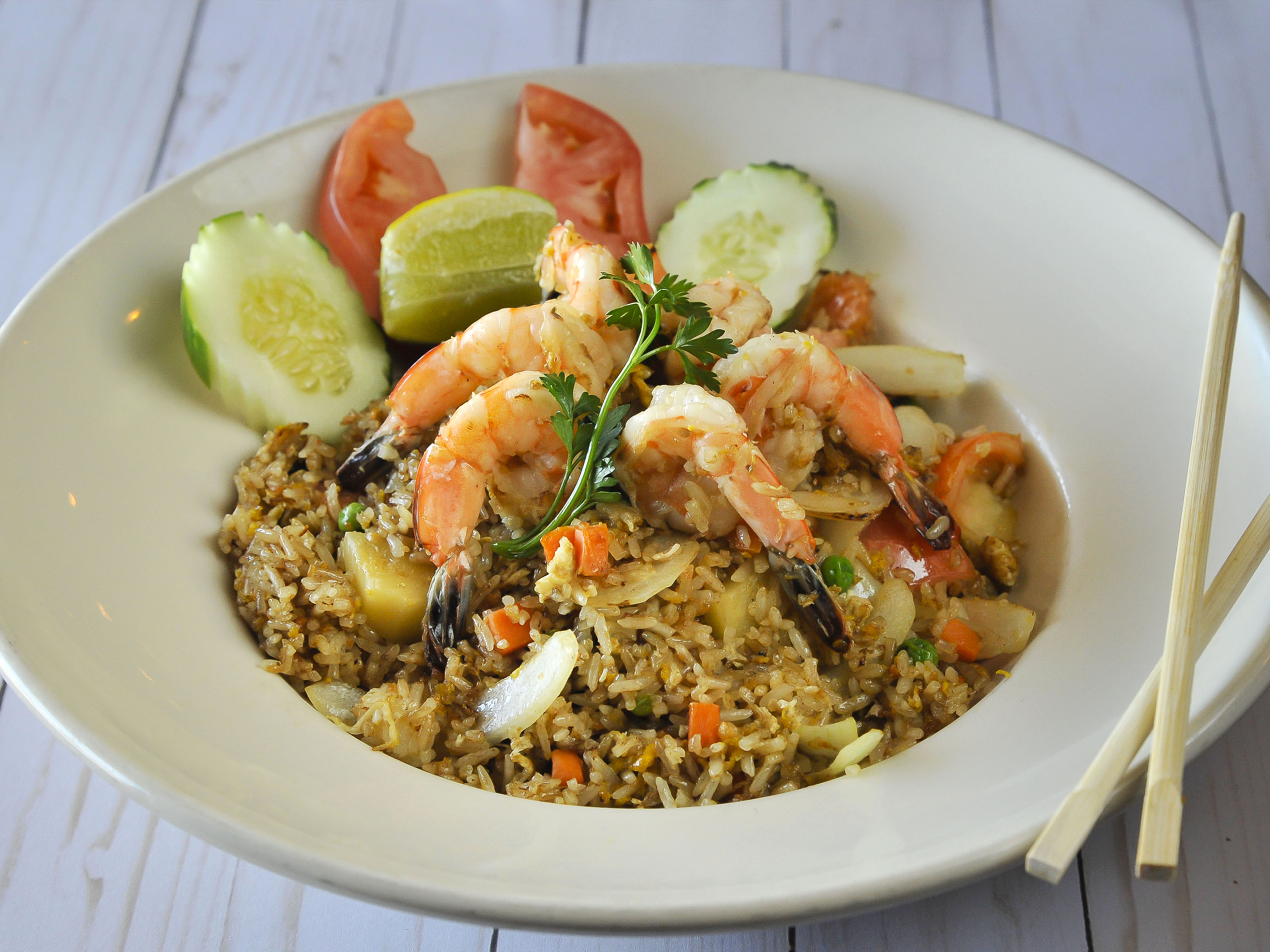 Order Pineapple Fried Rice food online from Top Spice store, Atlanta on bringmethat.com