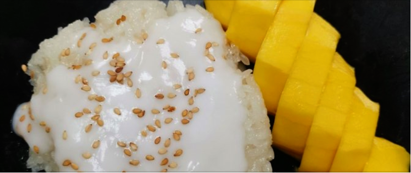 Order Sticky Rice with Mango food online from Ez Thai Restaurant store, Prince Frederick on bringmethat.com
