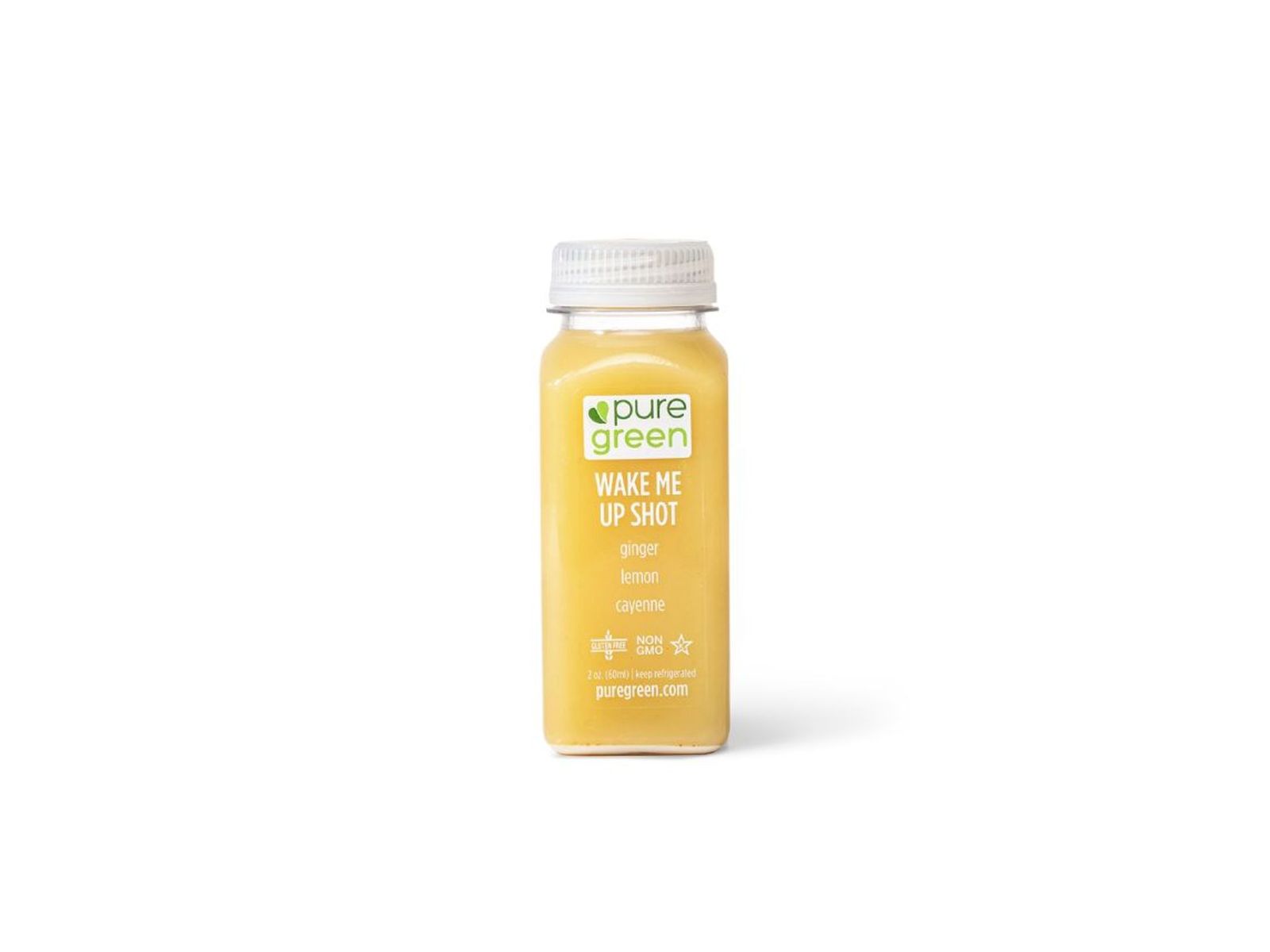 Order Wake Me Up, Cold Pressed Shot (Immune Booster) food online from Pure Green store, Brooklyn on bringmethat.com