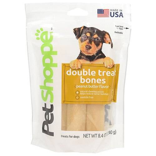 Order PetShoppe Double Treat Bones - 8.4 oz food online from Walgreens store, Pleasanton on bringmethat.com