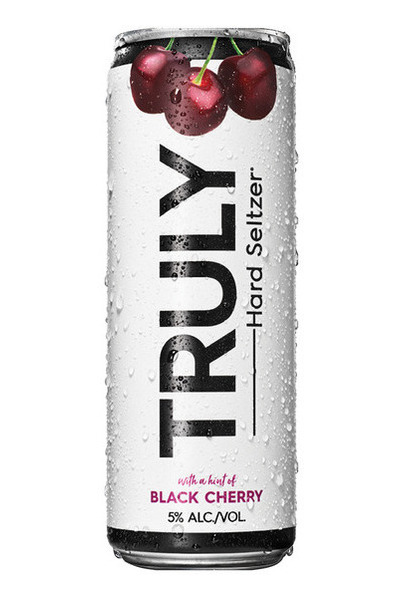 Order Truly Hard Seltzer Black Cherry 6 Pack 12 oz. Cans food online from Friends Snacks store, San Francisco on bringmethat.com