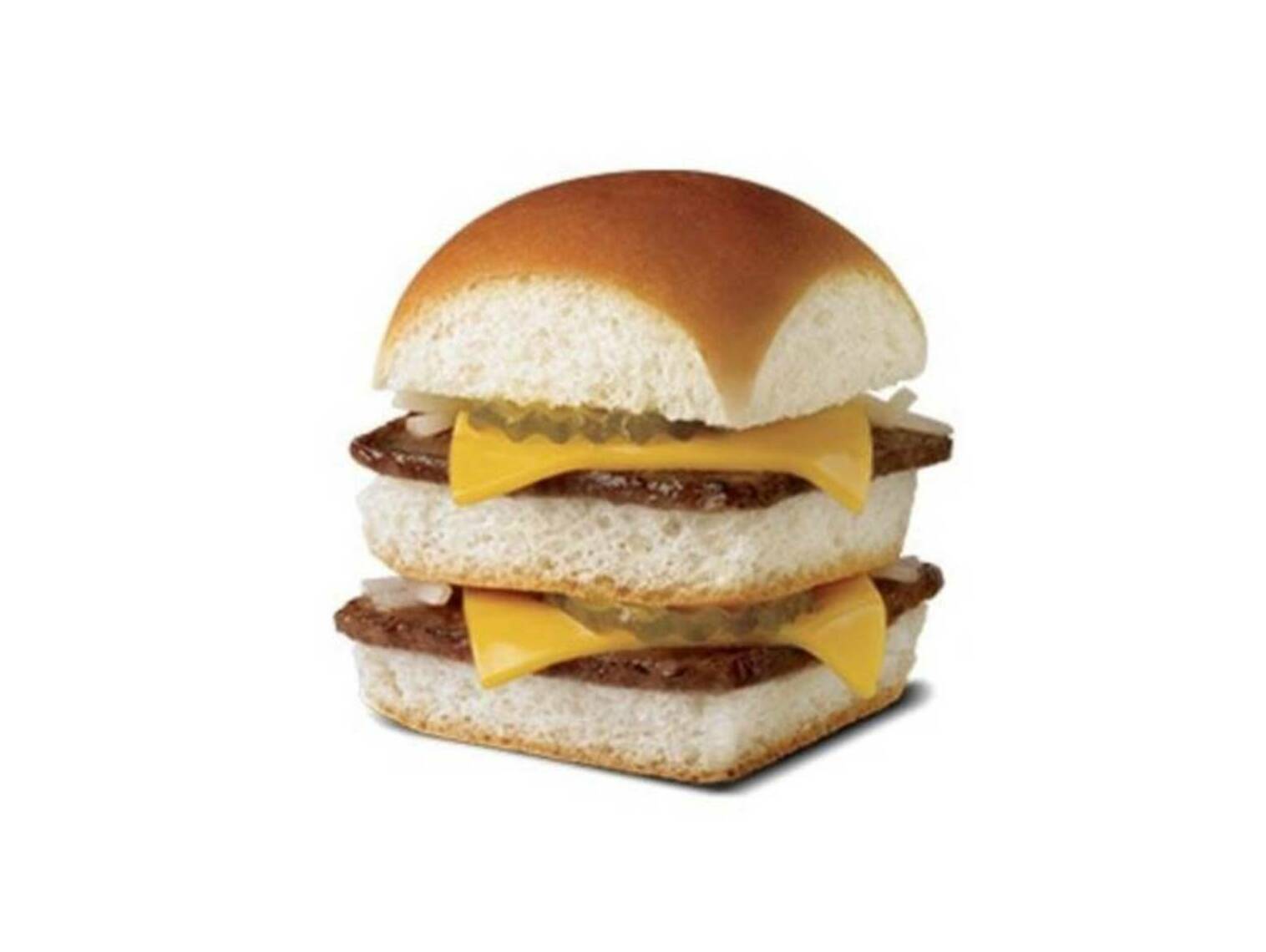 Order DOUBLE CHEESE SLIDER CAL 300-330 food online from White Castle store, Troy on bringmethat.com