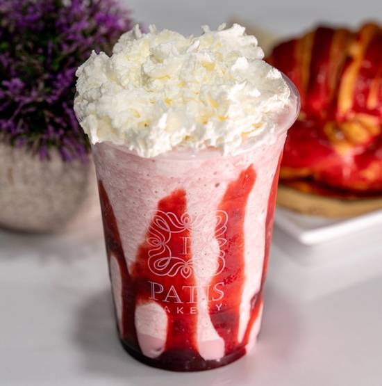 Order Field Strawberry Shake - Small food online from Patis Bakery store, Teaneck on bringmethat.com