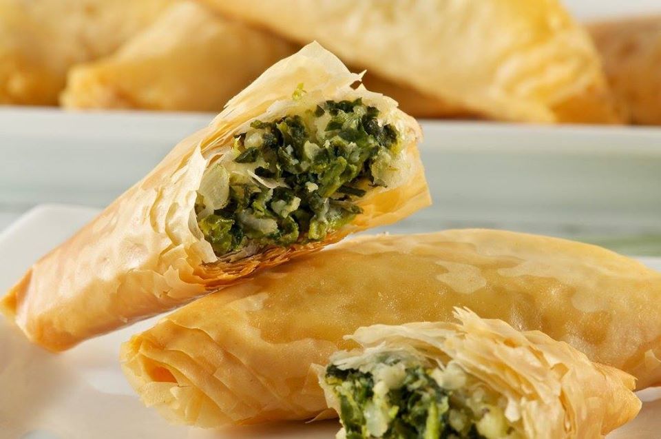 Order Spanakopita (Spinach Pie) food online from Yiayia's Greek Bakery store, Dallas on bringmethat.com