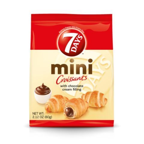 Order 7 Days Mini Croissant Chocolate 2.12oz food online from 7-Eleven store, Hutto on bringmethat.com