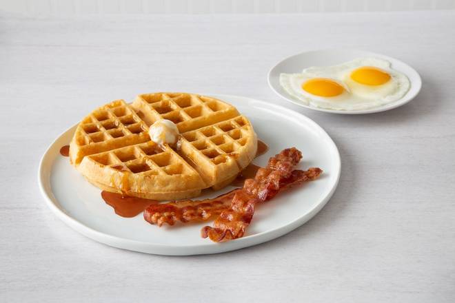 Order Belgian Waffle Combo food online from Village Inn store, Lincoln on bringmethat.com
