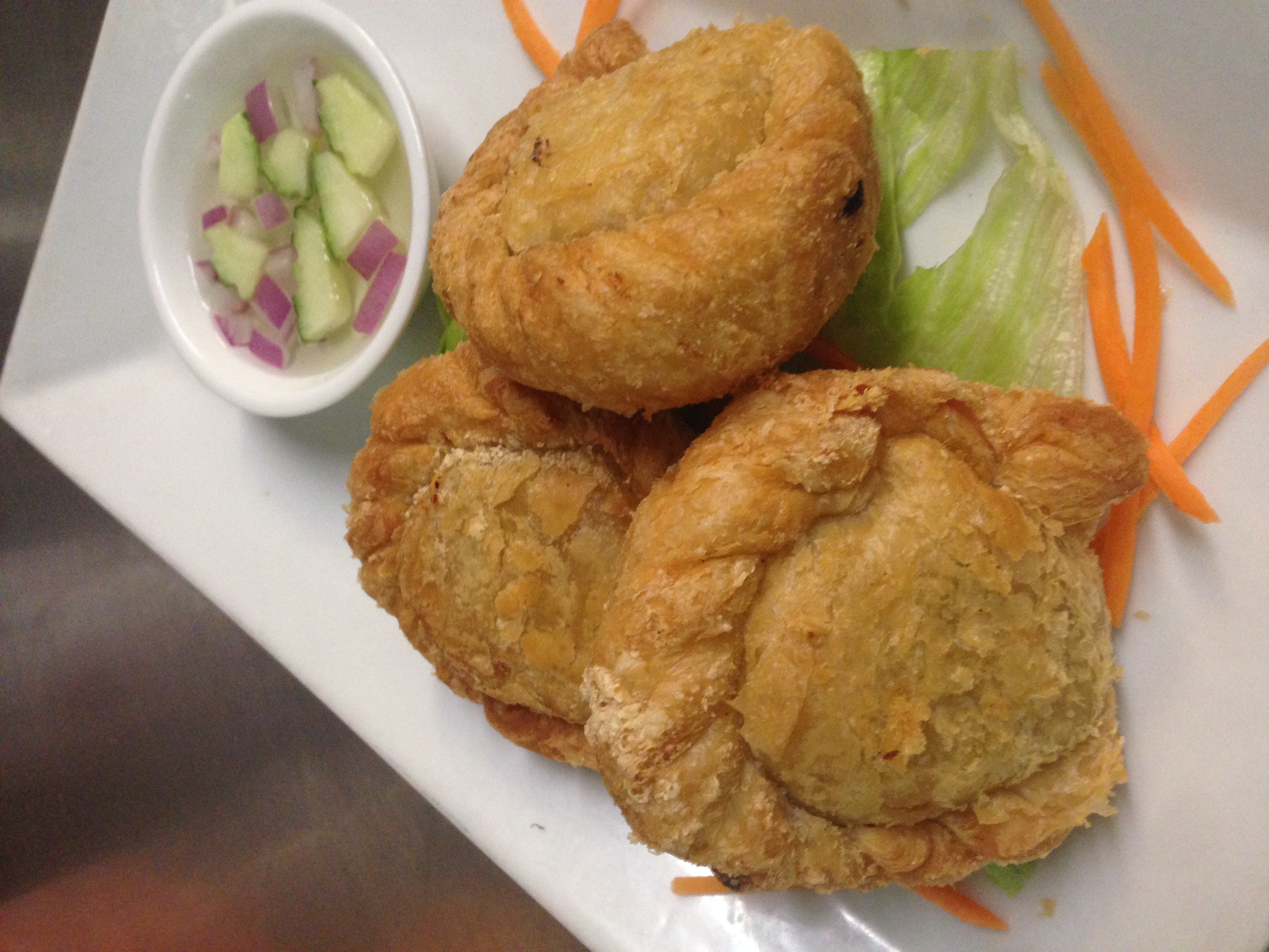 Order Curry Puff food online from Thai peppercorn store, New York on bringmethat.com