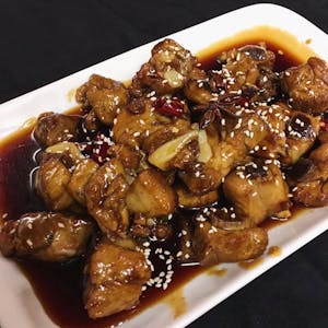 Order P12. 糖醋排骨 Sweet and sour spare ribs  food online from Red Pepper Chinese Restaurant store, Lawrence on bringmethat.com