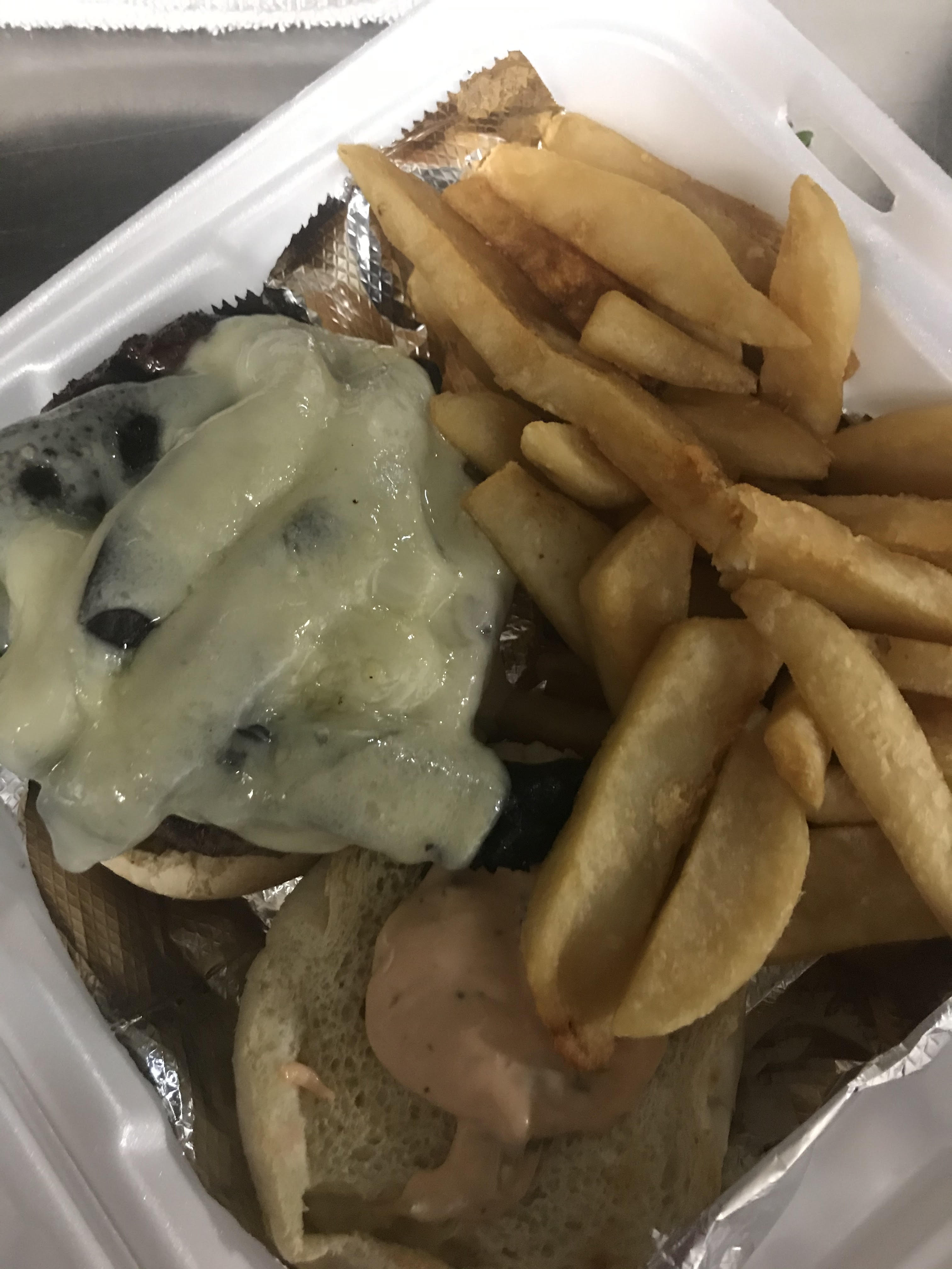 Order Mushrooms Swiss Burger food online from The Pittsford Pub store, Pittsford on bringmethat.com