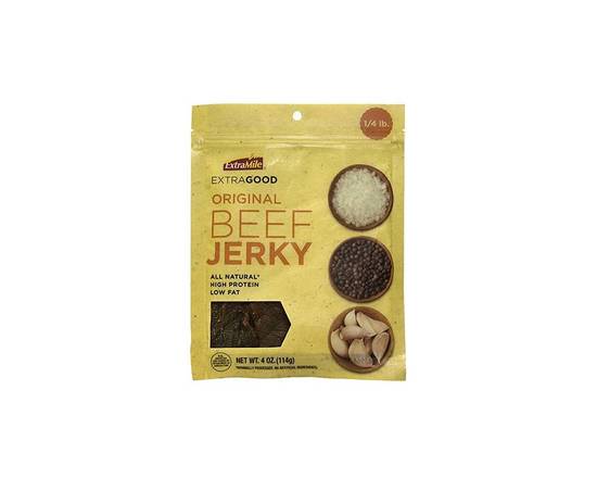 Order ExtraMile Original Beef Jerky 4oz food online from Extra Mile 2045 store, Antioch on bringmethat.com