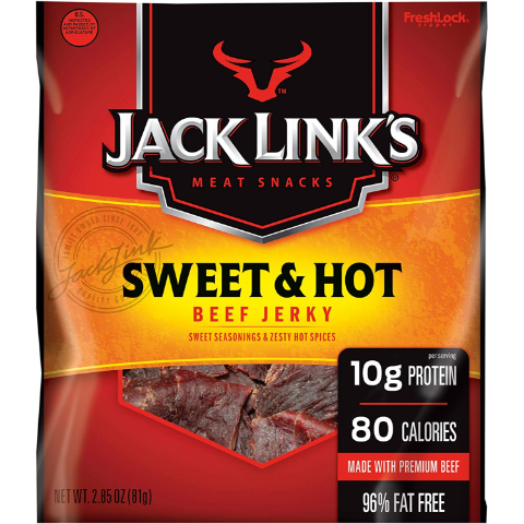 Order Jack Links Sweet N Hot Beef Jerky 3.25oz food online from 7-Eleven store, La Canada Flintridge on bringmethat.com