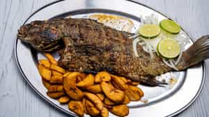 Order Drum fish  food online from Marie African Restaurant store, Houston on bringmethat.com