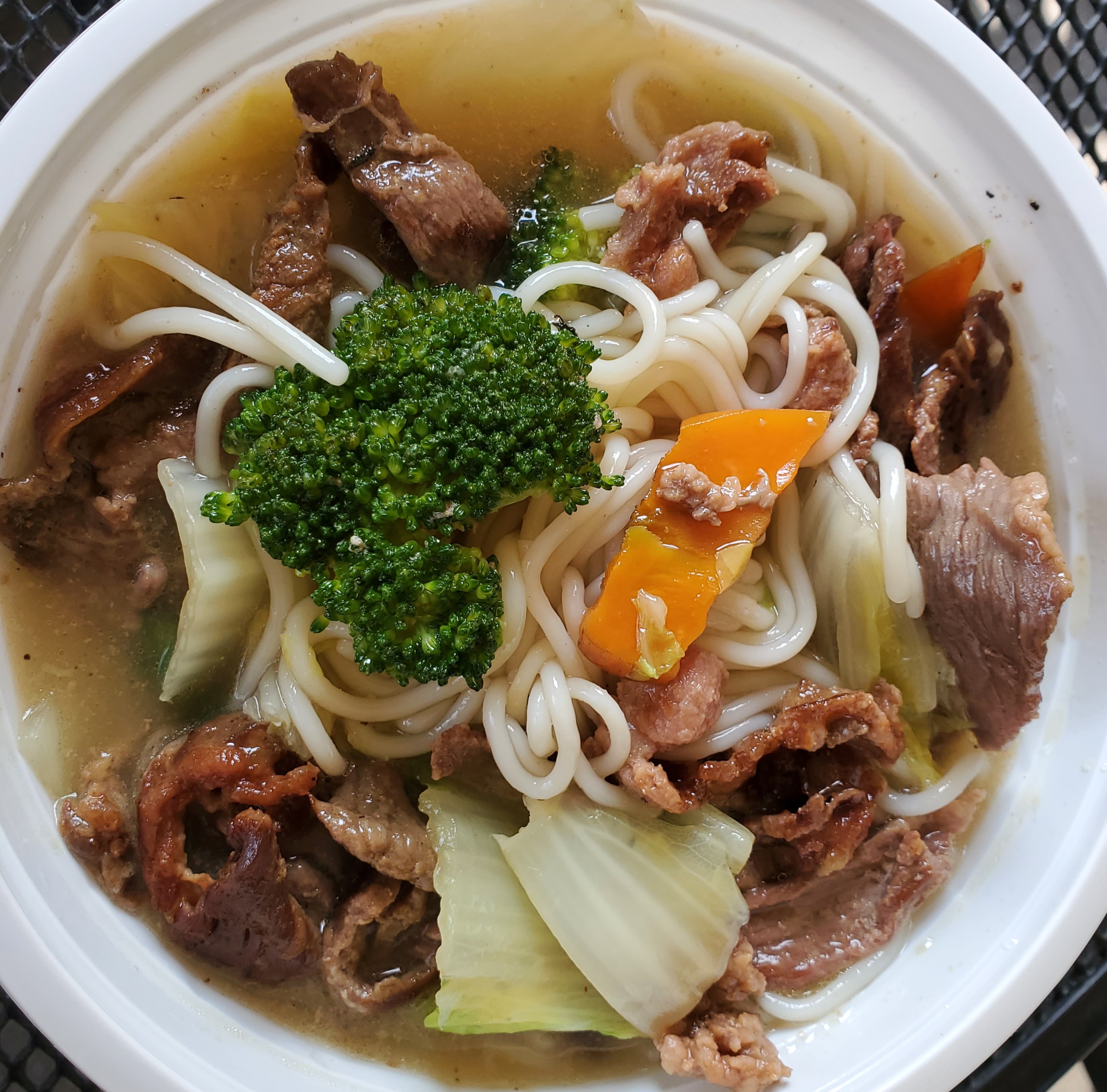 Order BBQ Beef Noodle Soup food online from Young Hawaiian Bbq store, Chino on bringmethat.com
