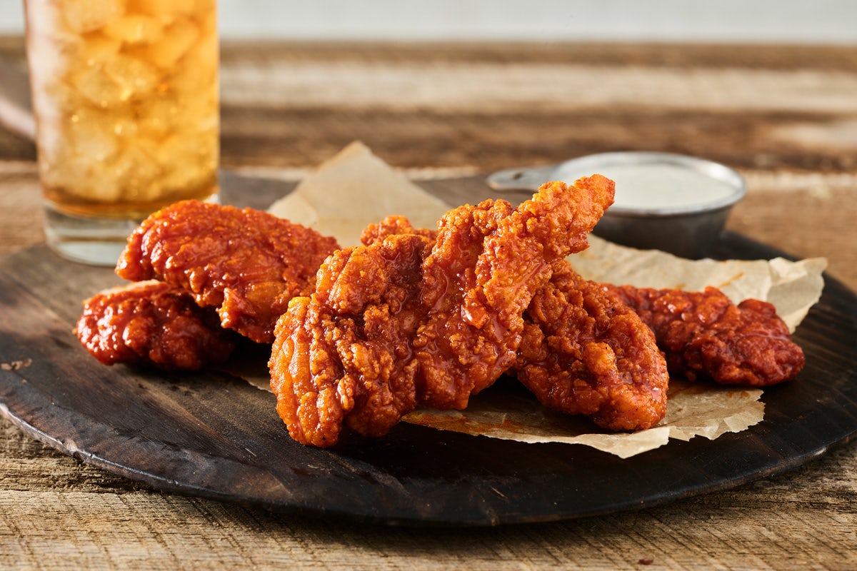 Order 5 SCORCHIN HOT CHICKEN TENDERS food online from Smashburger store, Chandler on bringmethat.com