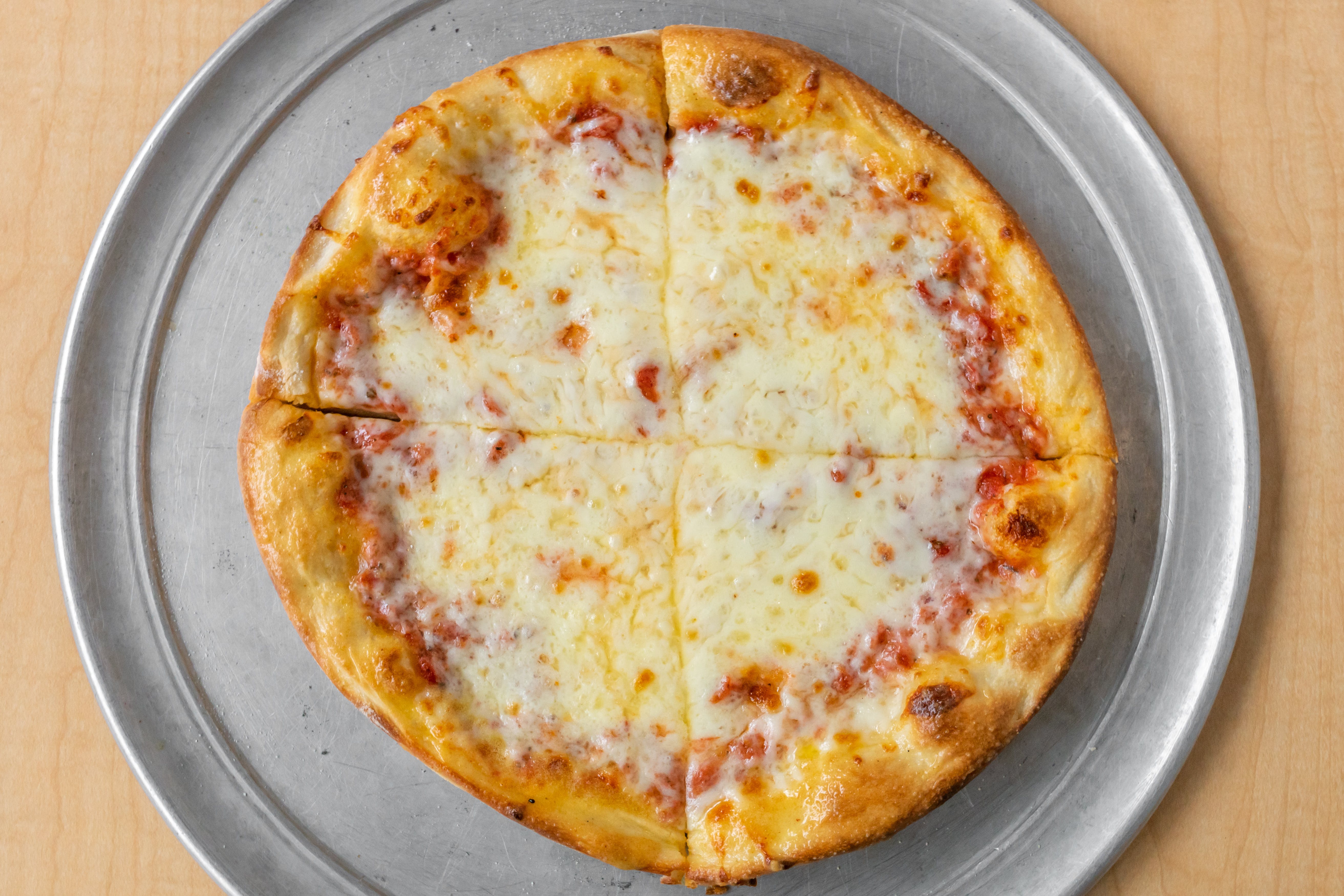 Order 1. Cheese Pizza - Small 10" food online from Marsu Pizzeria+Taqueria store, Minneapolis on bringmethat.com