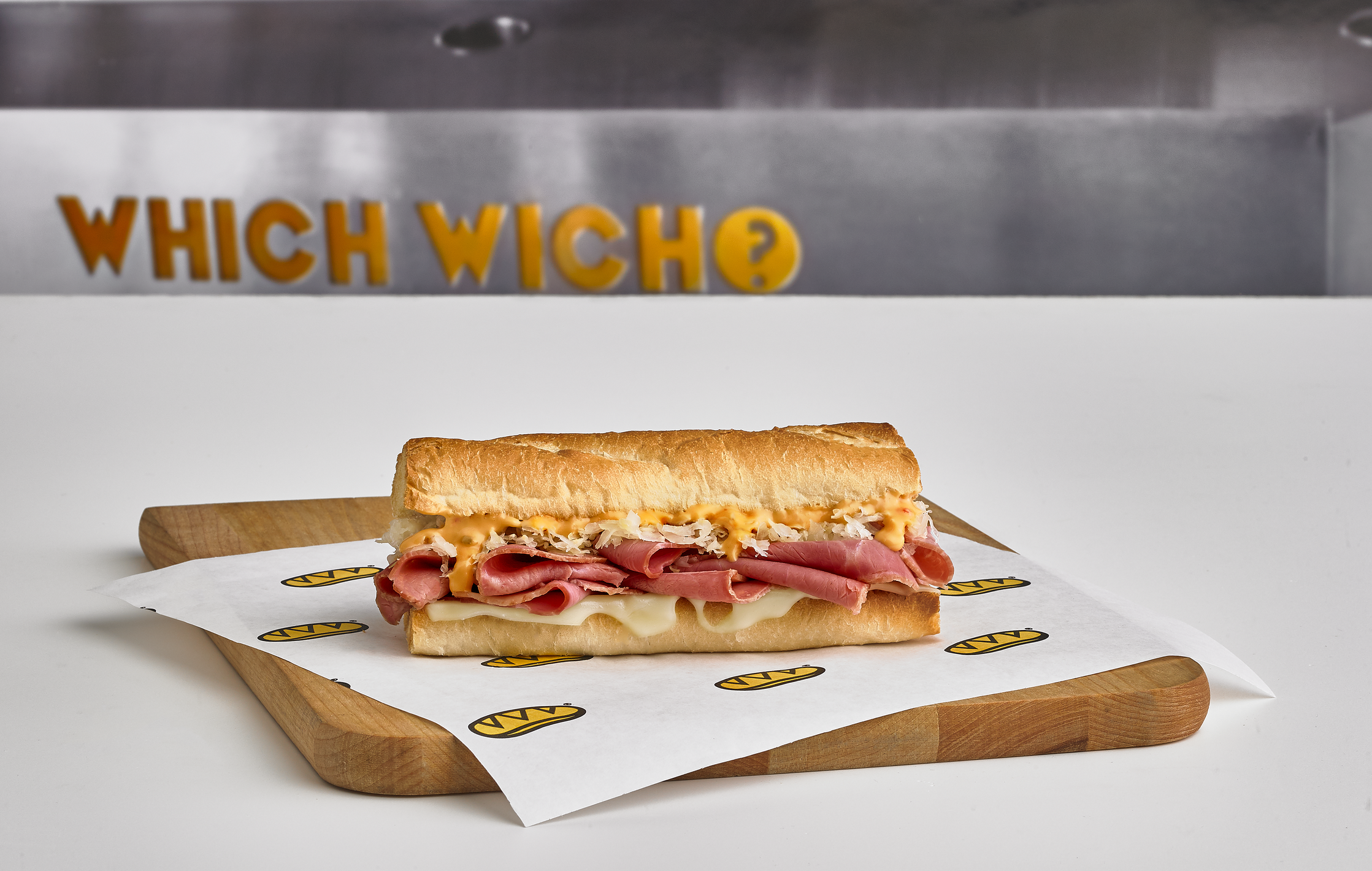Order Reubenwich food online from Which Wich store, D'Iberville on bringmethat.com