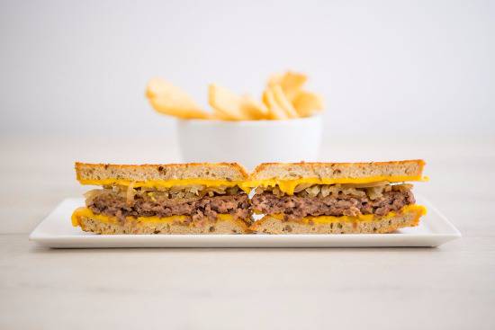 Order Patty Melt Burger food online from Grilled Cheese Heaven store, Los Angeles on bringmethat.com