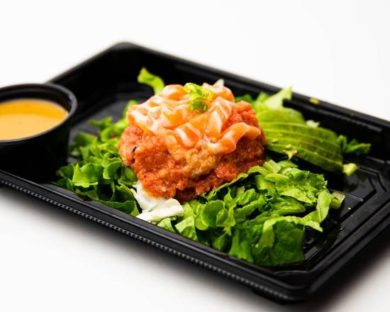 Order Spicy Salmon Salad food online from Bei Express store, Scottsdale on bringmethat.com
