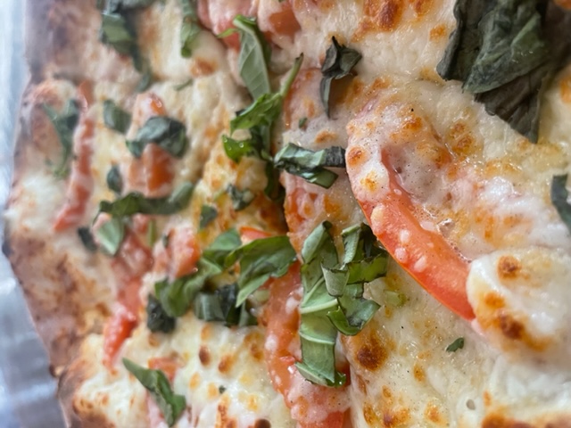 Order White Margherita Pizza food online from Pizza E Birra store, San Diego on bringmethat.com