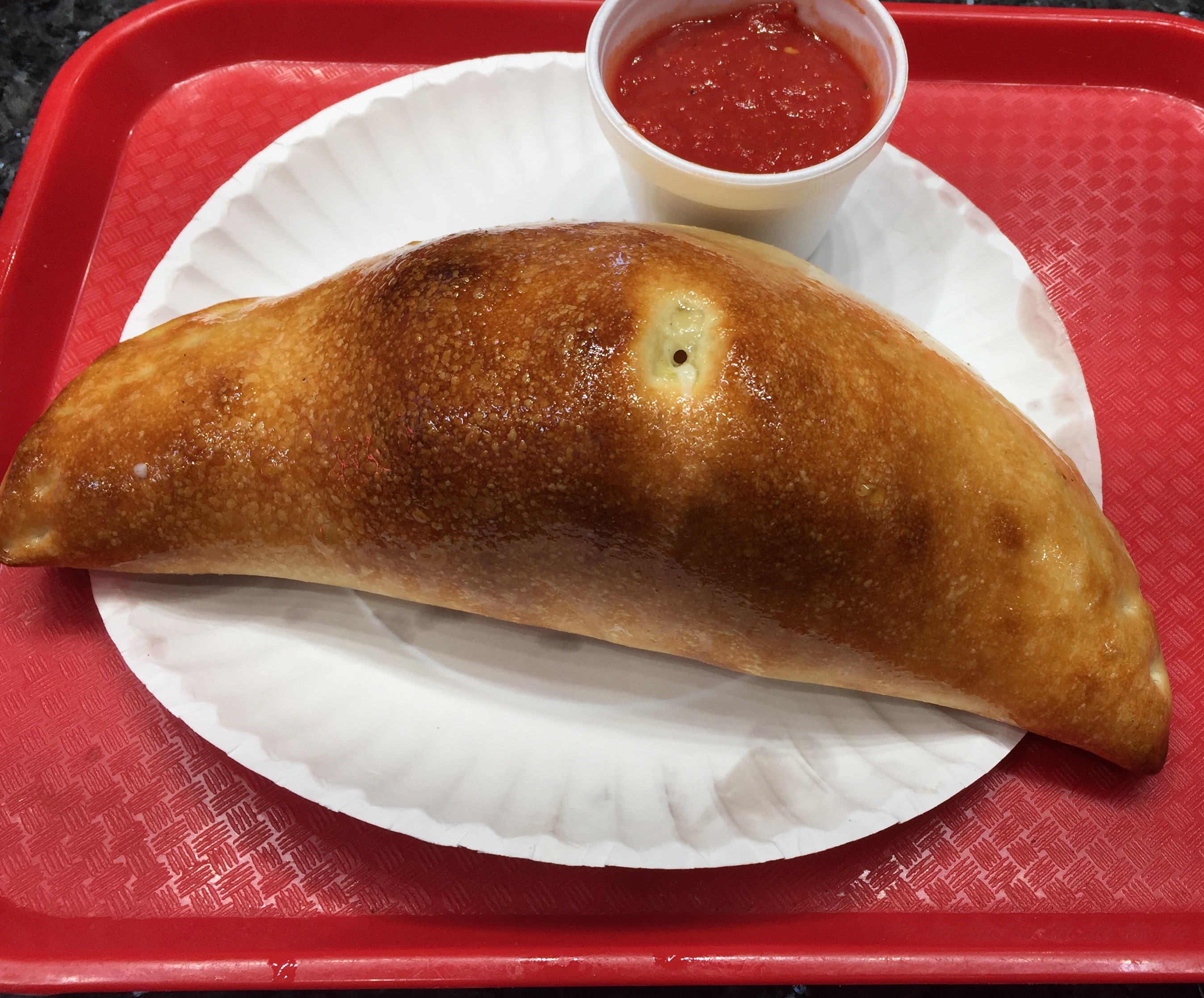 Order Cheese Calzone food online from Little Italy Pizza store, New York on bringmethat.com