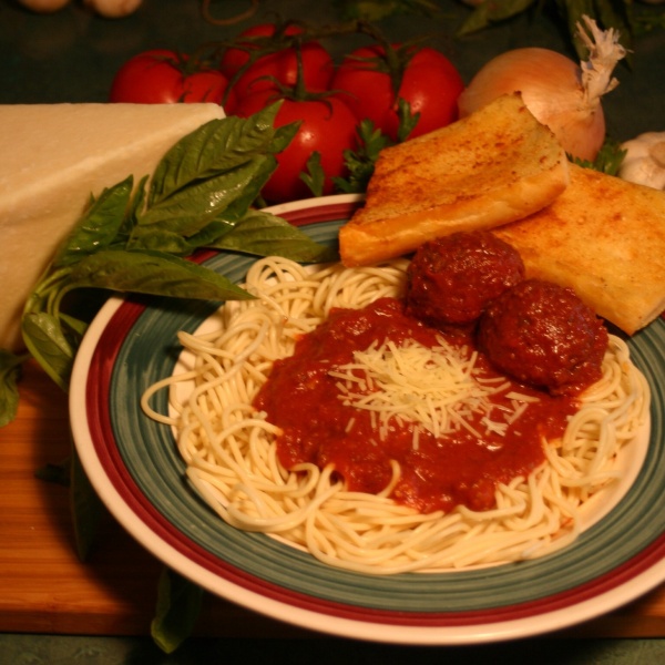 Order Spaghetti food online from Lamppost Pizza store, Orange on bringmethat.com