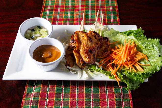 Order Chicken Satay food online from Thai Zappz store, Overland Park on bringmethat.com