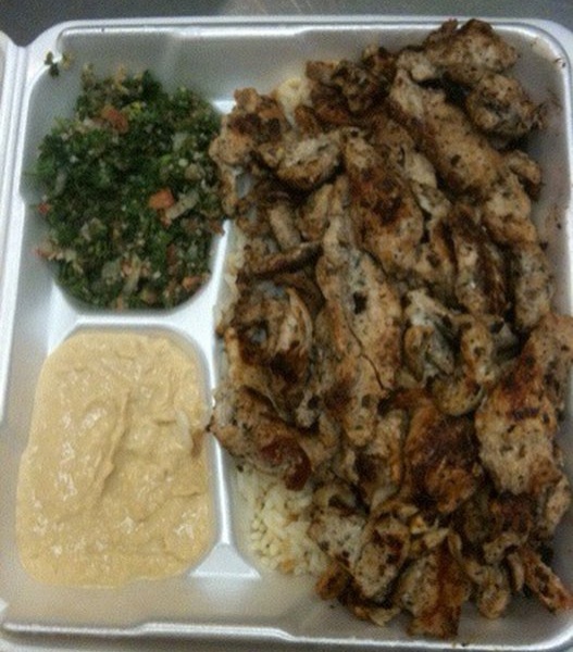 Order Chicken Shawarma Roll Up food online from Charlies Pizza Cafe store, Allston on bringmethat.com