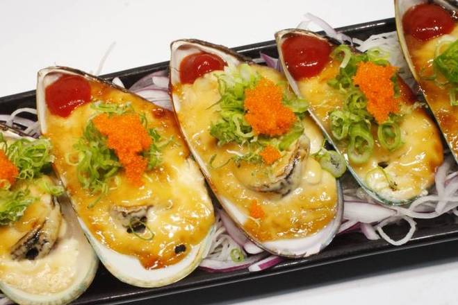 Order Baked Green Mussel food online from Hana Maru store, Garden Grove on bringmethat.com