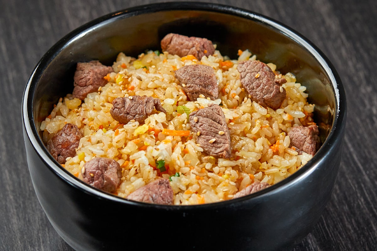 Order RACKIN' STEAK RICE food online from RA Sushi store, Dearborn on bringmethat.com
